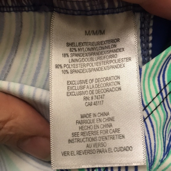 Free Country Tankini swim top Size M - Picture 6 of 6